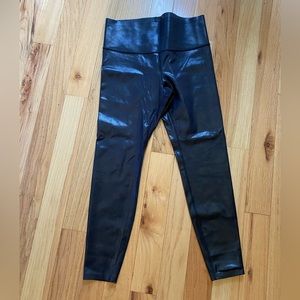 Knix & The Birds Papaya Collab Faux Leather Leggings